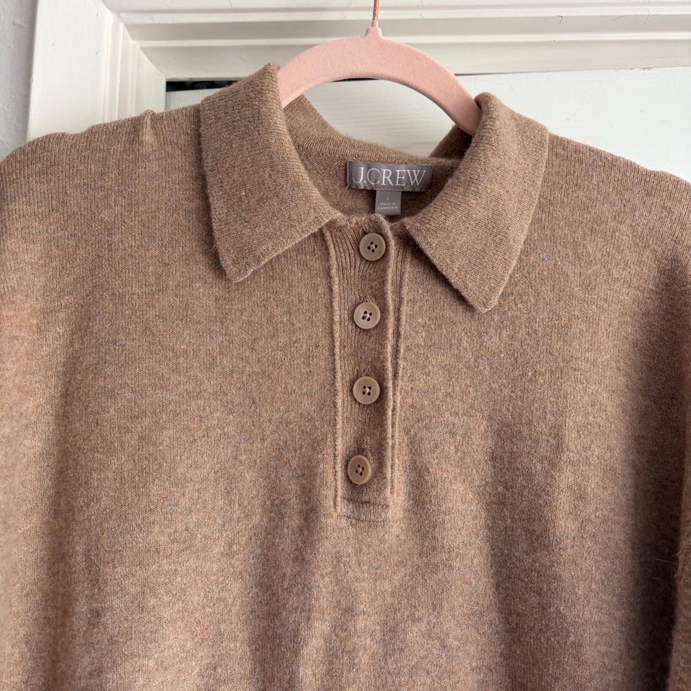 J.CREW Supersoft Alpaca Wool Blend Polo Sweater - Picture 5 of 9